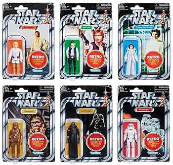 スターウォーズ　フィギュア　レトロコレクション　EP4セット　6体セット スターウォーズフィギュア6体セット - メルカリ